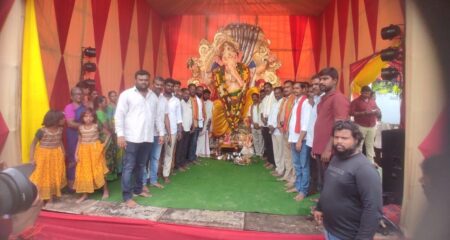 భీమారంలో వినాయకుని పూజల్లో ఎమ్మెల్యే కేఆర్. నాగరాజు 1006616763