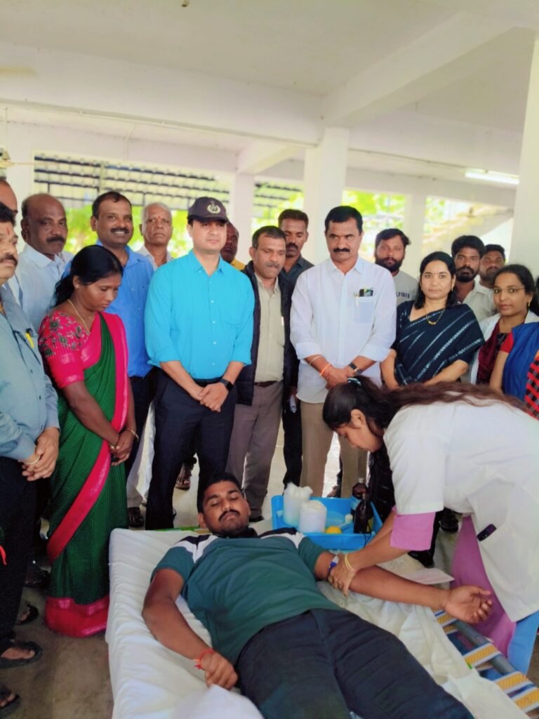 థలసేమియా బాధితులకు ప్రతి రక్తదానం కొత్త జీవితాన్ని అందిస్తుంది జిల్లా ఎస్పీ రాజేష్ చంద్ర..