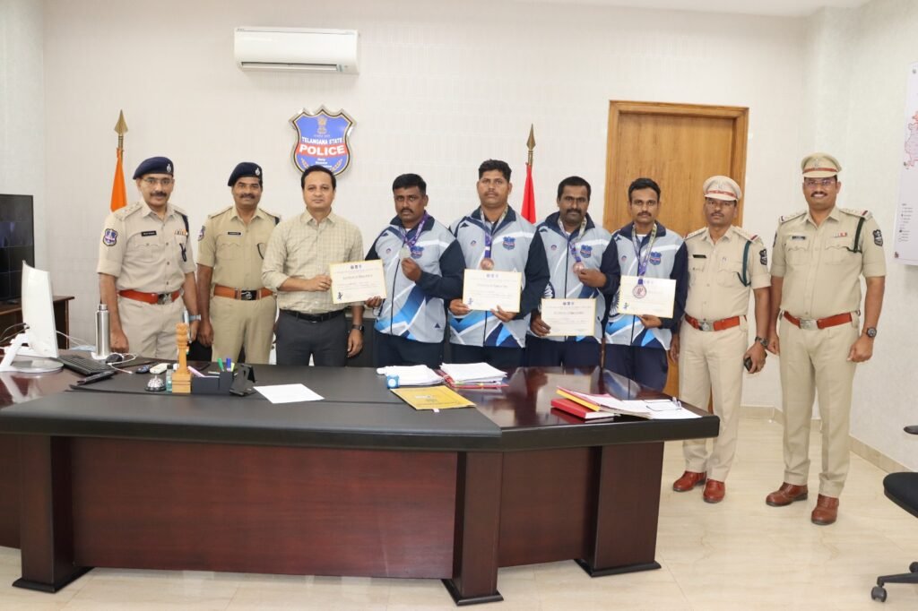 రాష్ట్ర స్థాయి పోలీసు క్రీడల్లో కామారెడ్డి పోలీసుల సత్తా