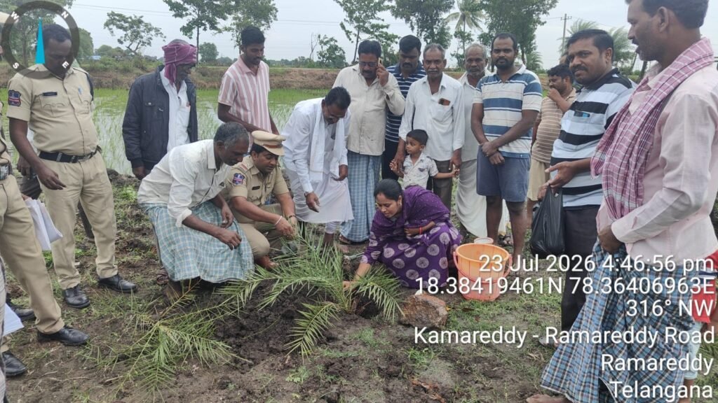 గర్గుల్‌లో వన మహోత్సవం.2,000 ఈత మొక్కల పెంపు