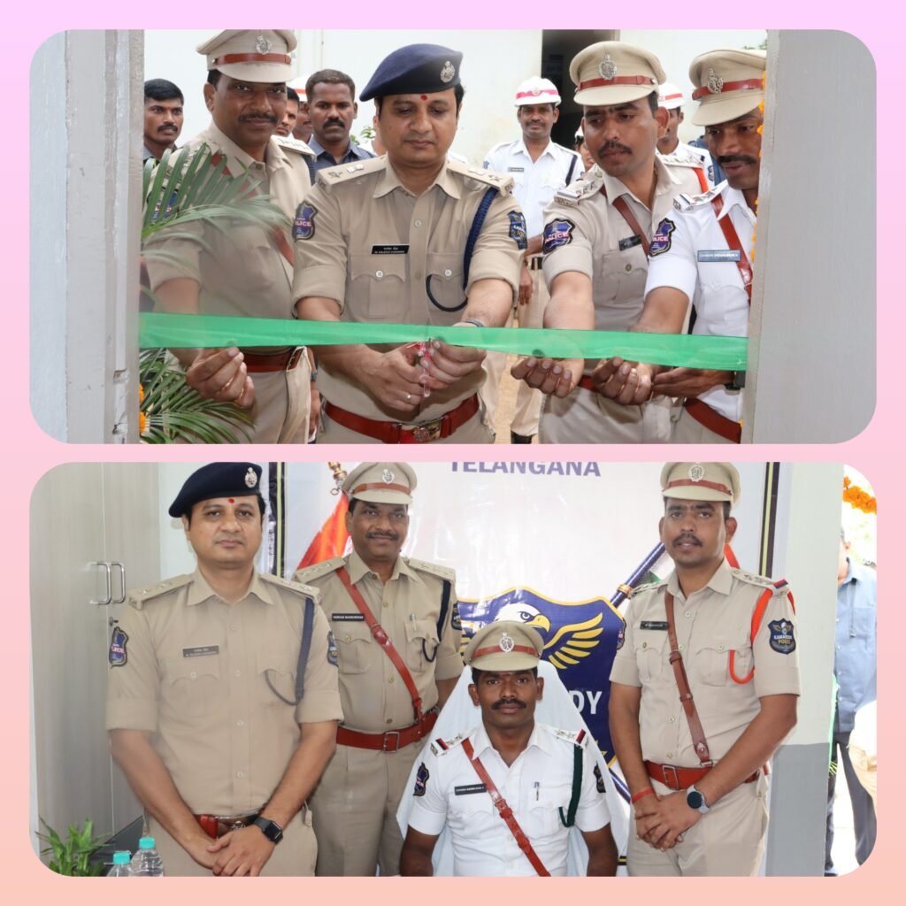 నవీకరించిన ట్రాఫిక్ అవుట్‌పోస్ట్ ప్రారంభించిన జిల్లా ఎస్పీ