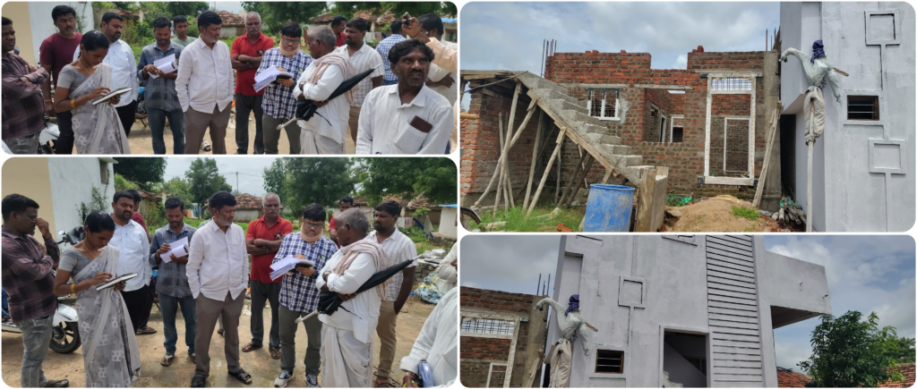 ఇందిరమ్మ ఇల్లు అర్హతపై విచారణ.. పరిధిపేటలో డీఎల్పీఓ పరిశీలన